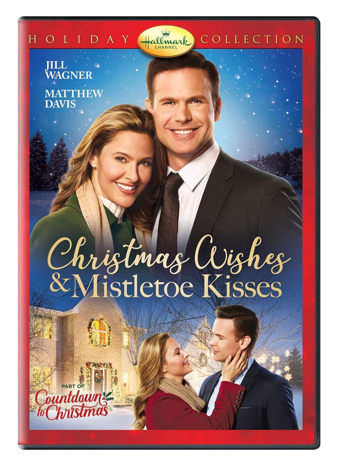 Front. Christmas Wishes & Mistletoe Kisses - DVD.