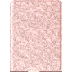 Front. SaharaCase - Indy Series Vertical Folio Case for Amazon Kindle Paperwhite (2024) and Colorsoft - Pink.