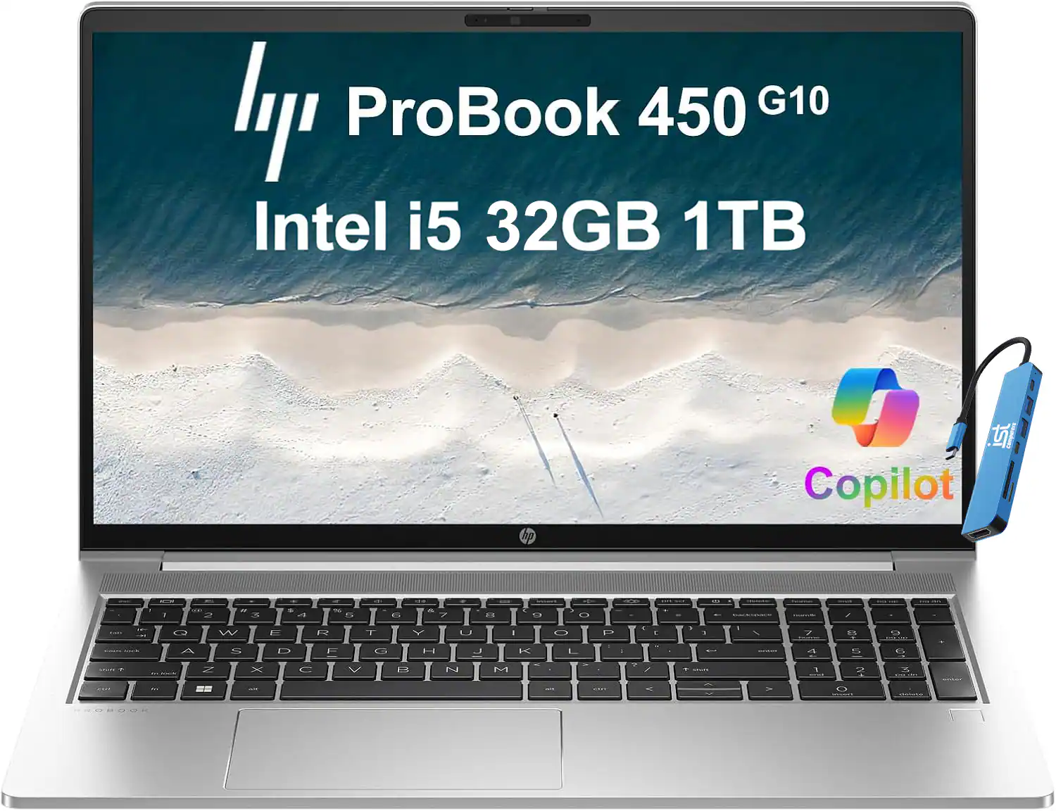 ProBook 450 G10  
Intel i5 32GB 1TB  
Copilot