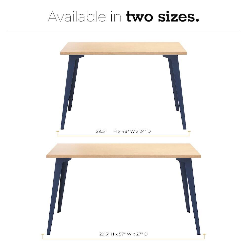 Available in two sizes.  
29.5" H x 48" W x 24" D  
29.5" H x 57" W x 27" D