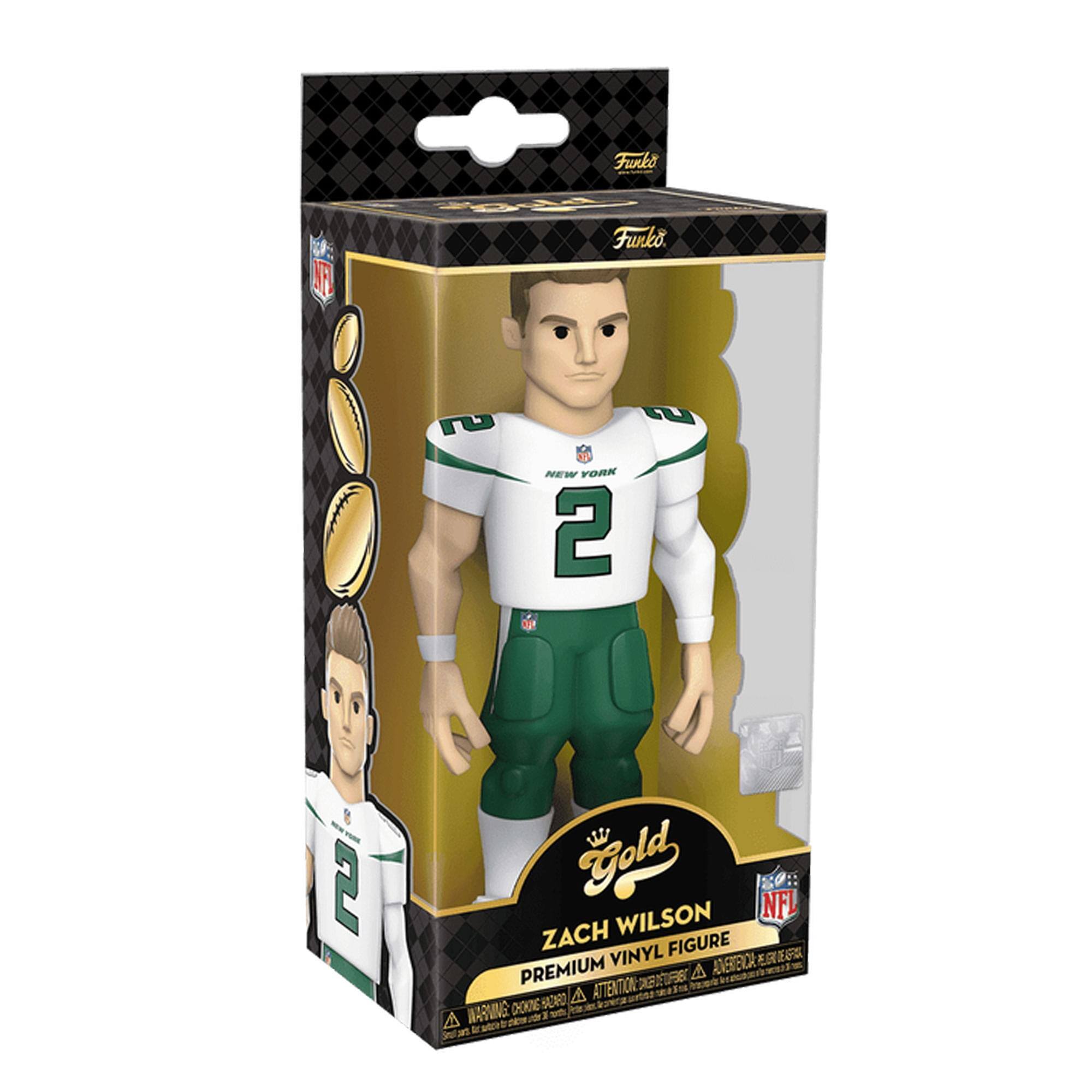 Funko  
Gold NFL Zach Wilson Premium Vinyl Figure  
New York 2  
Zach Wilson  
Premium Vinyl Figure  
NFL