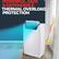 Alt View 13. Honeywell - Classic 500 Sq. Ft. Portable Air Conditioner with Dehumidifier - White.