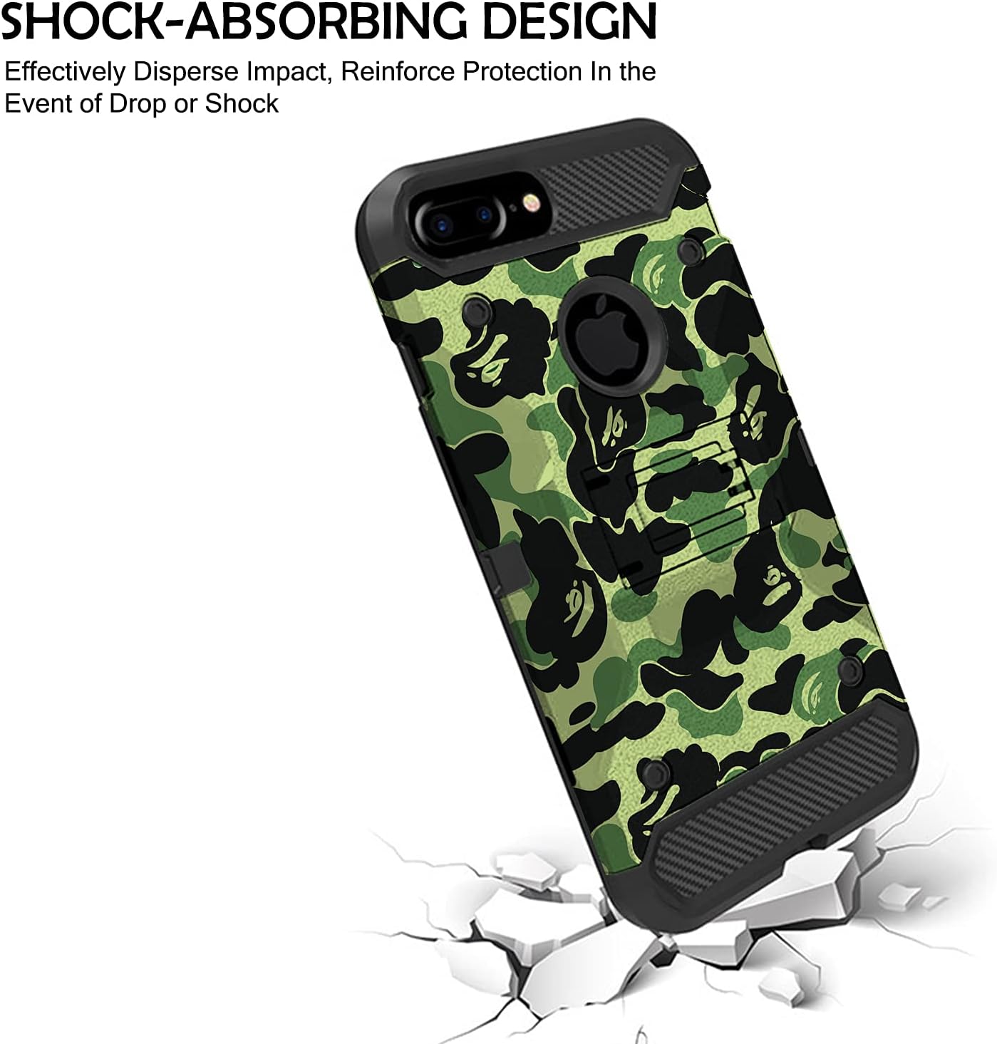 SHOCK-ABSORBING DESIGN  
Effectively Disperse Impact, Reinforce Protection In the Event of Drop or Shock