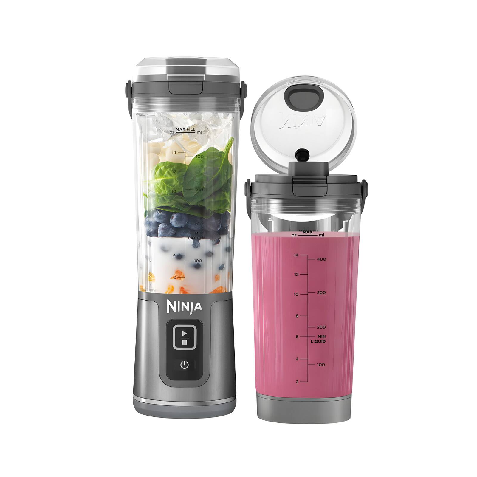 MAXFILL  
MAXFILL  
NINJA  

MAXFILL  
MAXFILL  
NINJA  

14 oz - 400 ml  
12 oz - 300 ml  
10 oz - 200 ml  
8 oz - 100 ml  
6 oz - MIN LIQUID