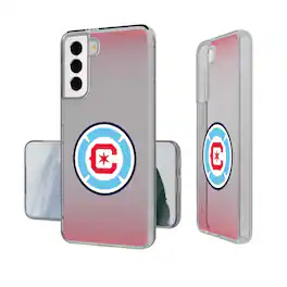 Keyscaper - MLS - Chicago Fire Linen Logo Galaxy Clear Case - S22 - Multicolor