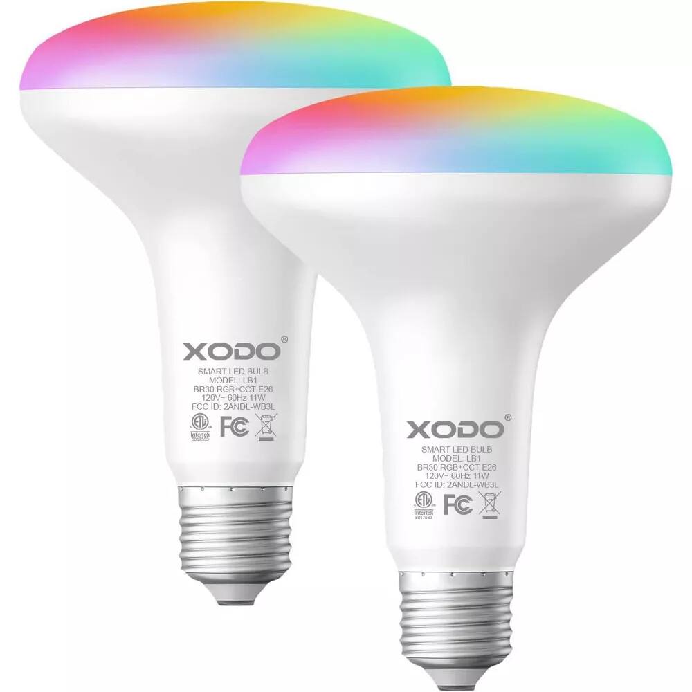 XODO  
SMART LED BULB  
MODEL: LB1  
BR30 RGB+CCT E26  
120V-60Hz 11W  
FCC ID: 2ANDL-WB3L  
FC  

XODO  
SMART LED BULB  
MODEL: LB1  
BR30 RGB+CCT E26  
120V-60Hz 11W  
FCC ID: 2ANDL-WB3L  
FC