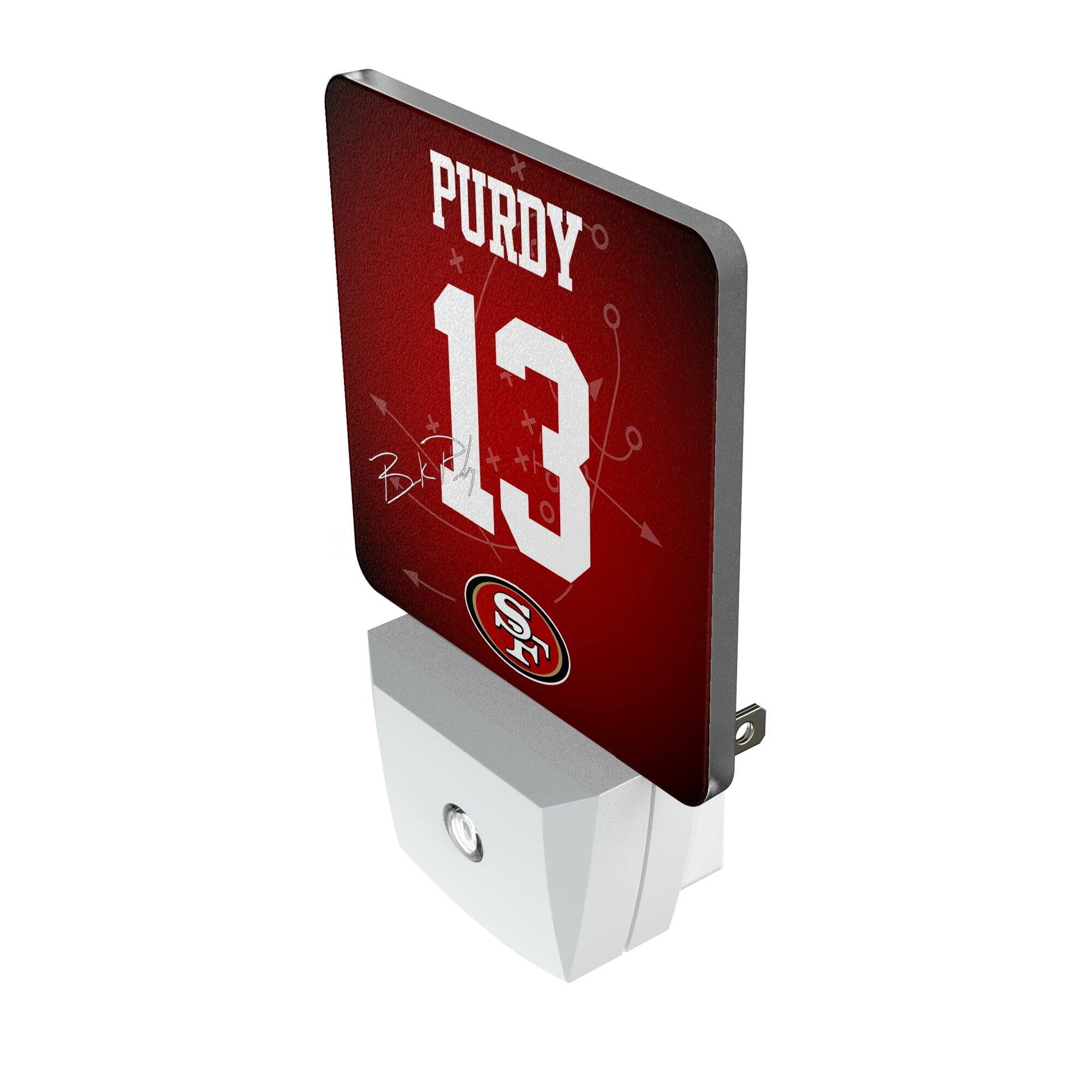 Alt View 1. Keyscaper - Brock Purdy San Francisco 49ers Nightlight 2-Pack - Multicolor.