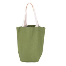 Unique Bargains - Canvas Tote Bag, 3.5"x3.5" Small Grocery Bag with Handles, Cute Handbag for Birthday Gifts DIY Craft - Dark Green