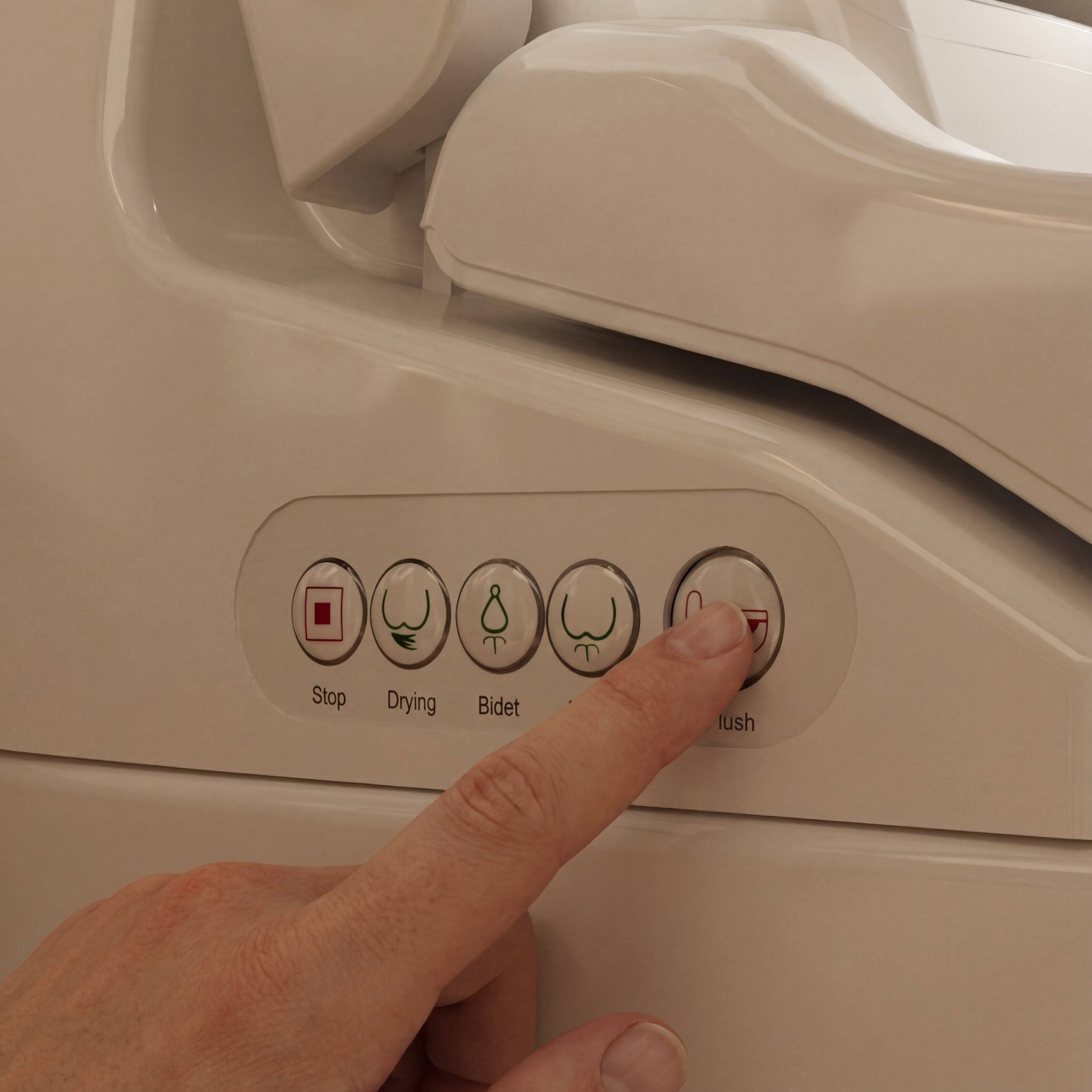 Stop Drying Bidet Flush