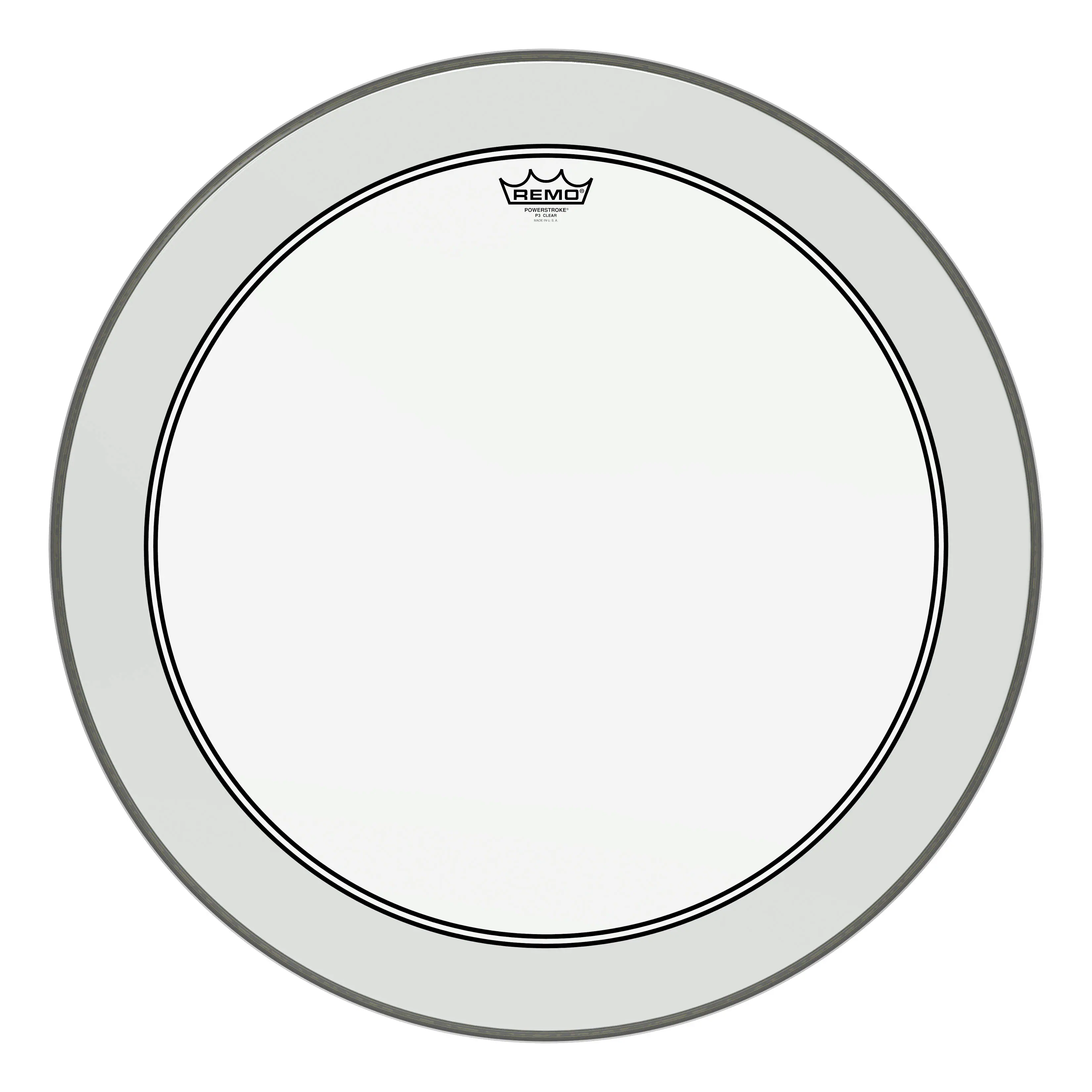 Remo - Powerstroke 3 Clear 26-Inch Bass Drumhead with 1-Ply 10-Mil Film and Balanced Response Tone Control