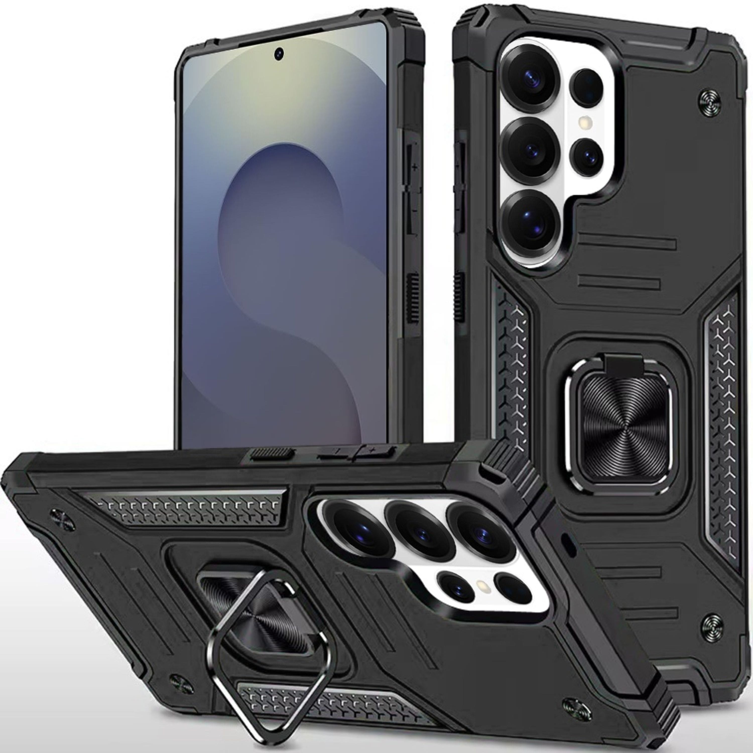 Kitcheniva - Magnetic Kickstand Shockproof Cover Plus Tempered Glass For Samsung S26 Ultra - Black price history on PriceWatchPro