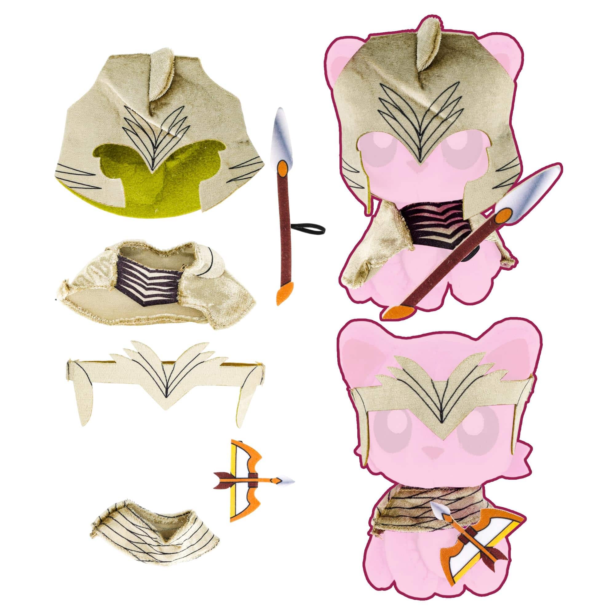 Tentacle Kitty - Campaign Critters | Elvish Class Plush Clothing Pack - Multi-Colored