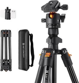 Schertz - 64 Lightweight DSLR Tripod with 360° Ball Head & High Load Capacity – Travel & Outdoor