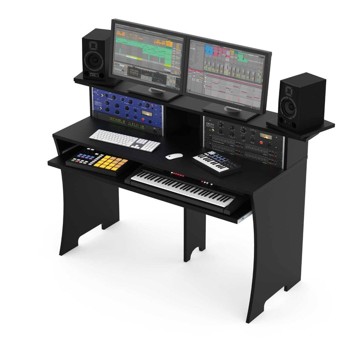 Front. Glorious - Glorious Workbench Studio Desk, Black - "NA".