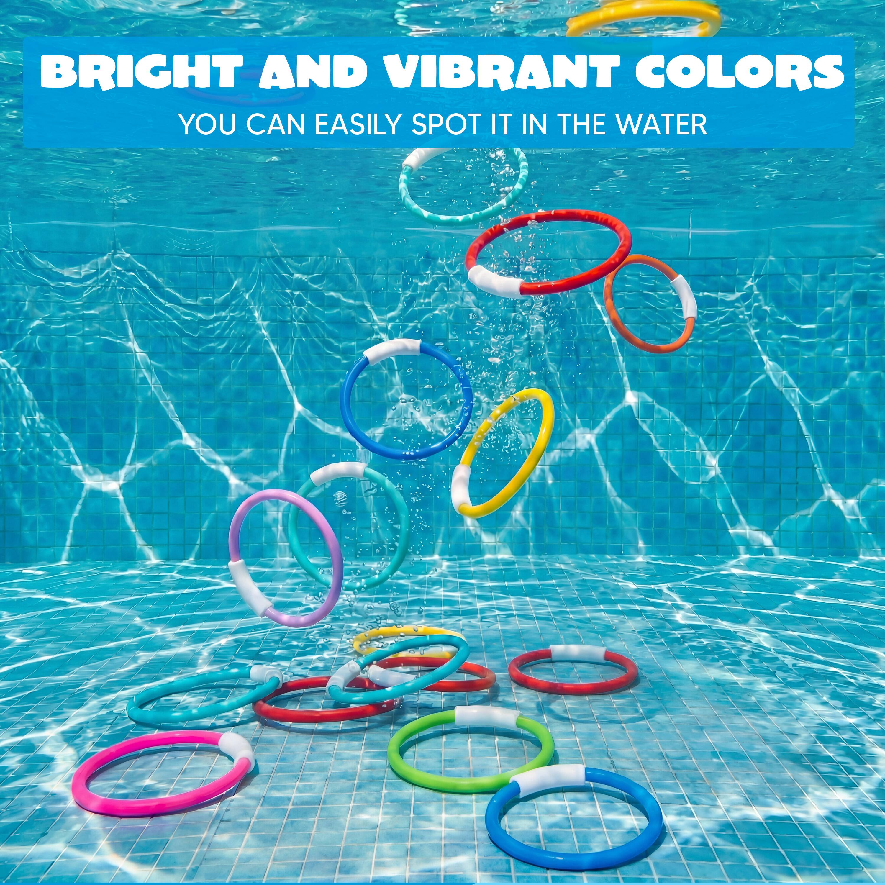 BRIGHT AND VIBRANT COLORS  
YOU CAN EASILY SPOT IT IN THE WATER