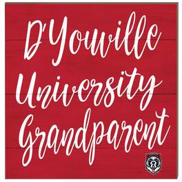 Jardine - D'youville Saints 10'' x 10'' Grandparent Plaque - Red