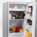 Angle. Frigidaire - 3.2-Cu. Ft. Refrigerator - Stainless Steel.