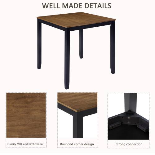 WELL MADE DETAILS

Quality MDF and birch veneer
Rounded corner design
Strong connection