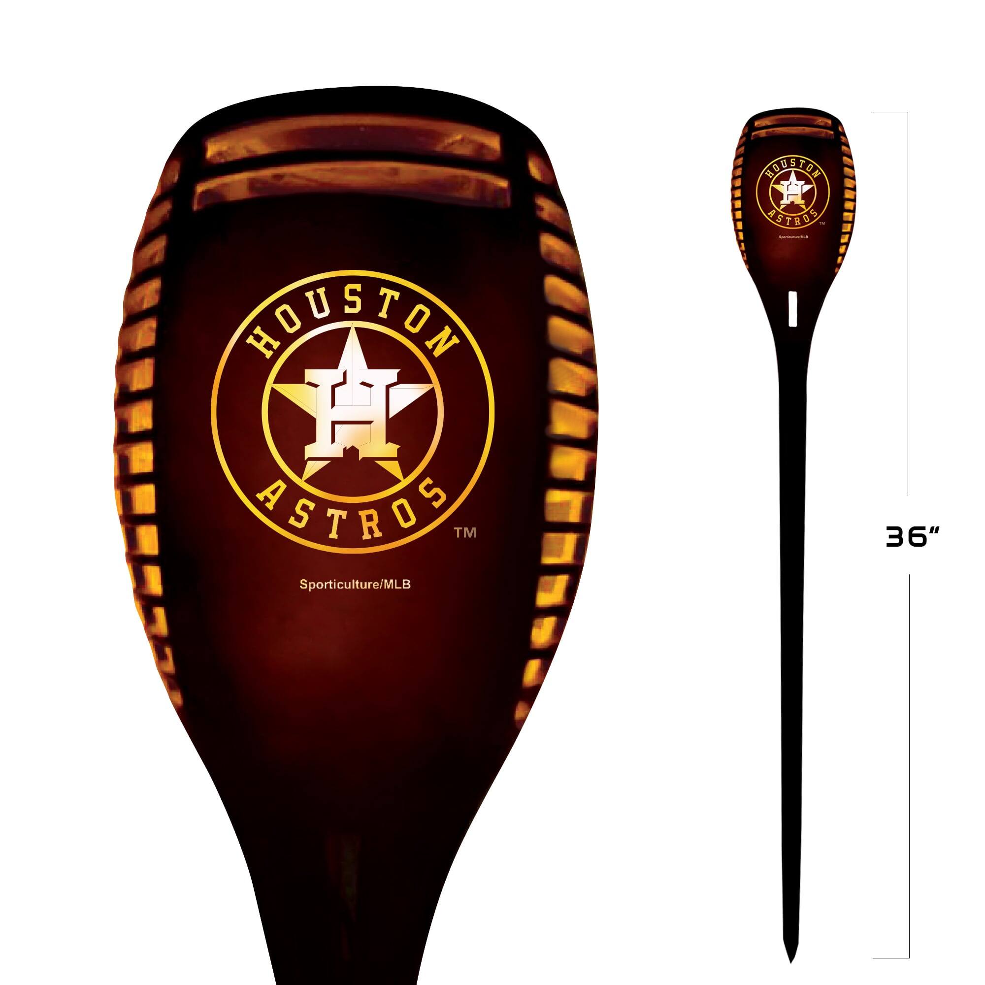 Sporticulture Houston Astros Team Pride LED Solar Torch Multicolor ...