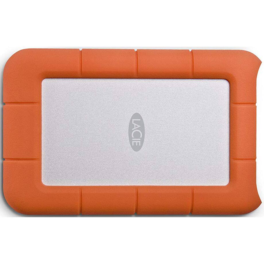 Alt View 5. LaCie - Rugged Mini USB 3.0 / USB 2.0 2 TB External Hard Disk Drive (HDD) LAC9000298 - Orange.