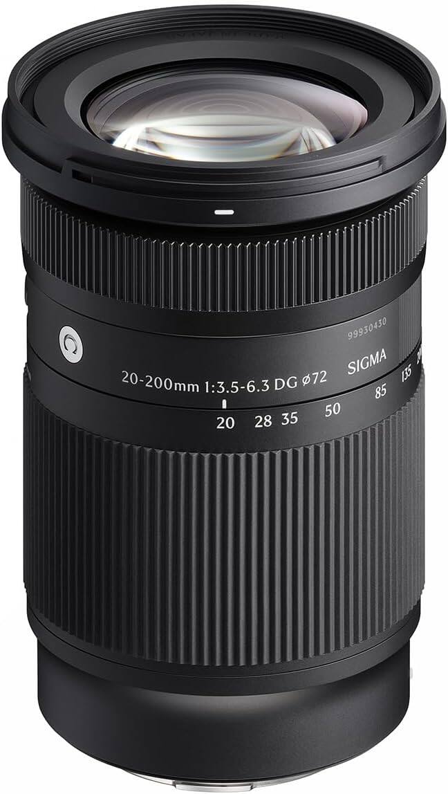 99930430 SIGMA 20-200mm 1:3.5-6.3 DG 72 20 28 35 50 85 135
