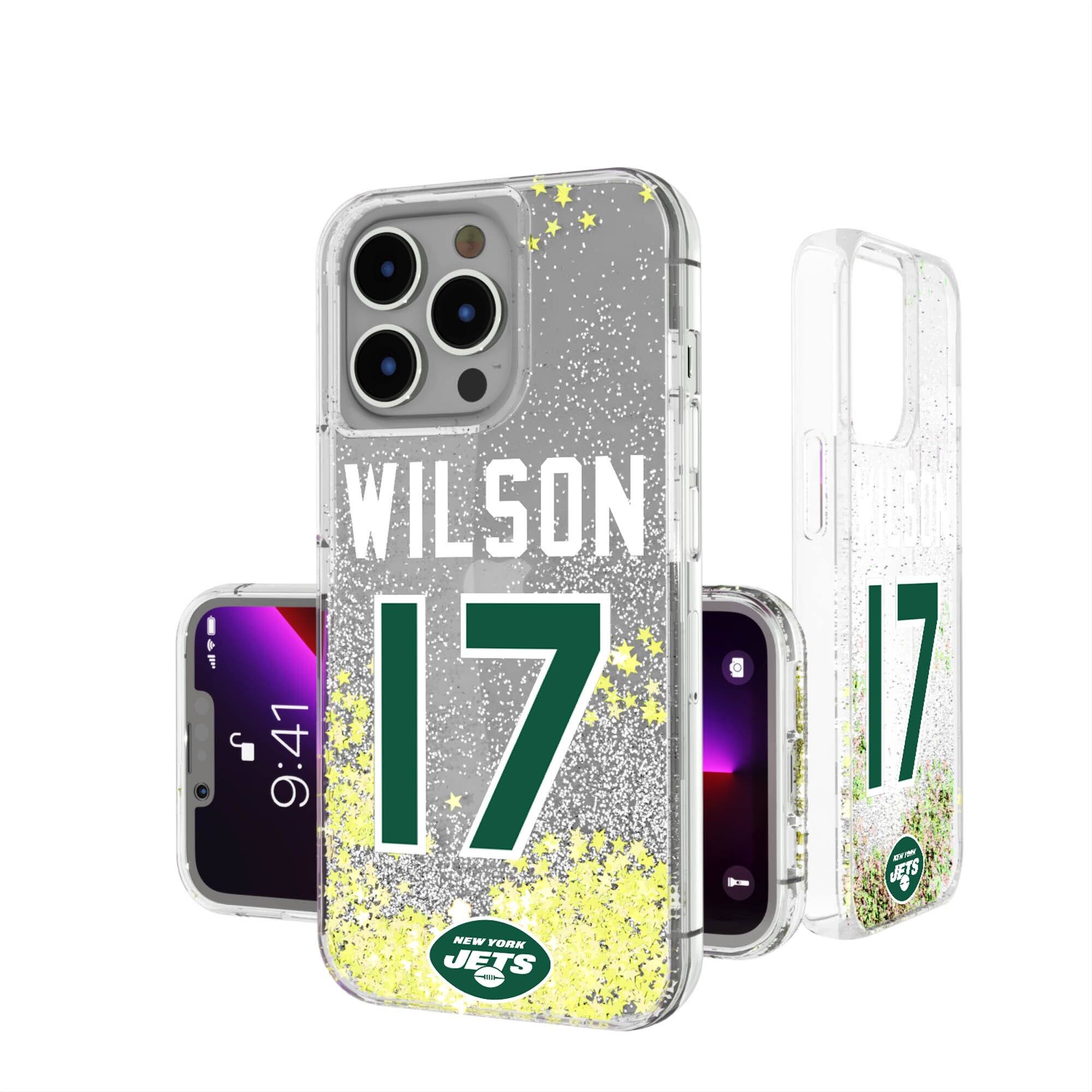 Keyscaper - NFL - New York Jets - Garrett iPhone Glitter Phone Case - 16 - Multicolor