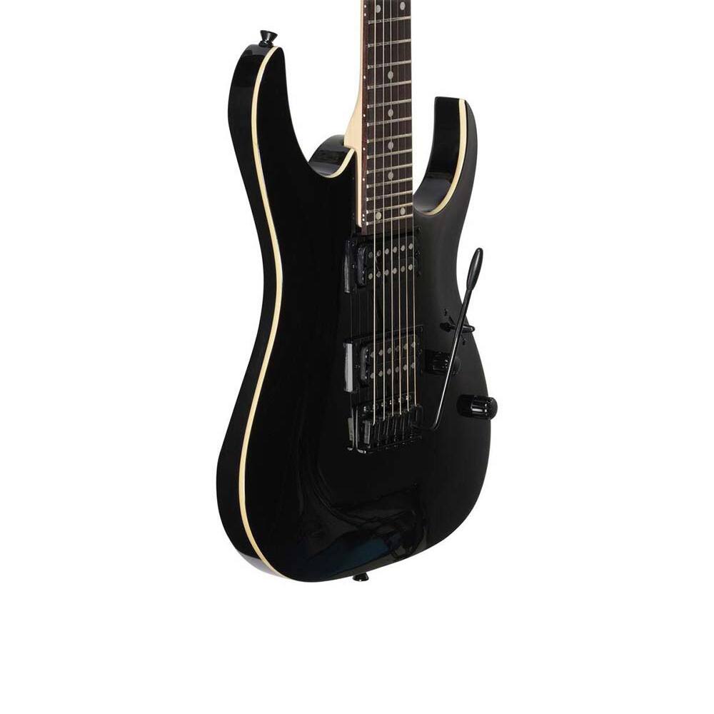 Alt View 1. Ibanez - Ibanez GRGA 6-String Solid-Body Electric Guitar, Right, Black Night, Full - Black.