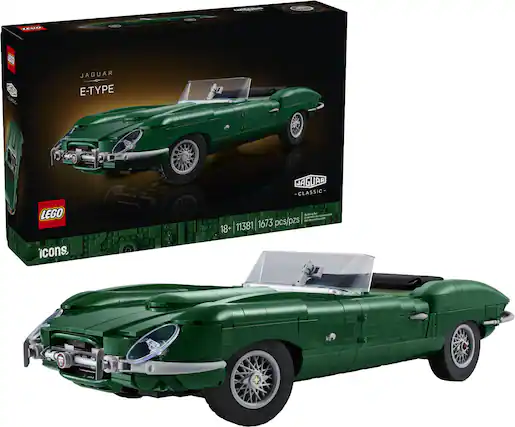 50 6A JAGUAR E-TYPE JAGUAR CLASSIC LEGO icons AATS dn - - - - - - 11381 1673 pcs/pzs 18+ Up