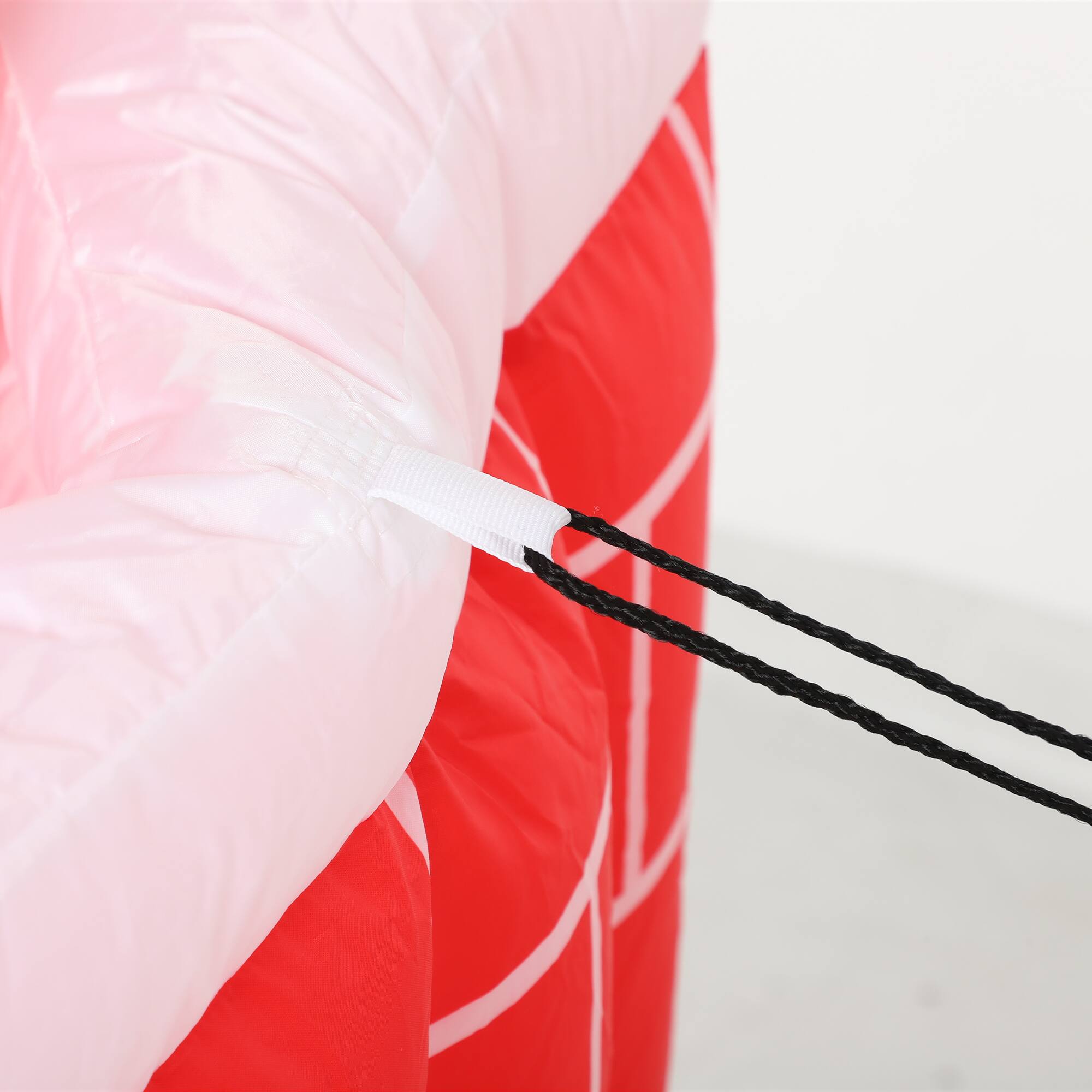 Alt View 8. Outsunny - 7ft Inflatable Santa in Chimney, Outdoor Blow Up Santa Decoration with Built-in LED Lights - Multi-Colored.