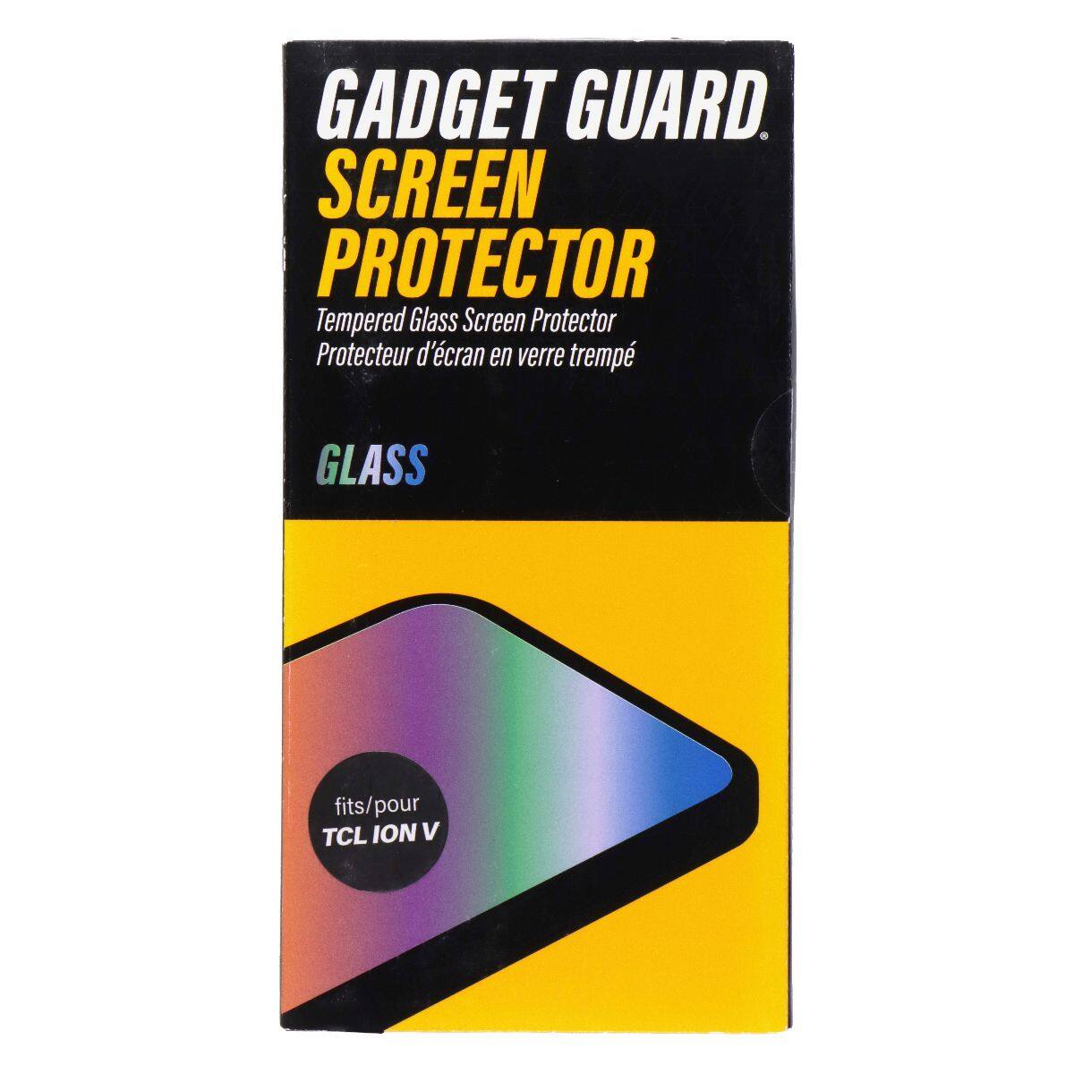 GADGET GUARD. SCREEN PROTECTOR  
Tempered Glass Screen Protector  
Protecteur d'écran en verre trempé  
GLASS  
fits/pour TCL ION V