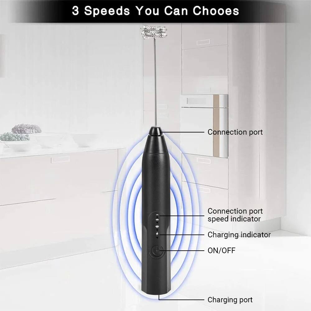 3 Speeds You Can Choose

- Connection port
- Connection port speed indicator
- Charging indicator
- ON/OFF
- Charging port
