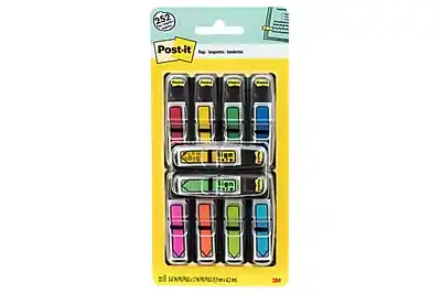 252 Post-it Notes
Top-Tab Index Tabs
1" x 3"
3M