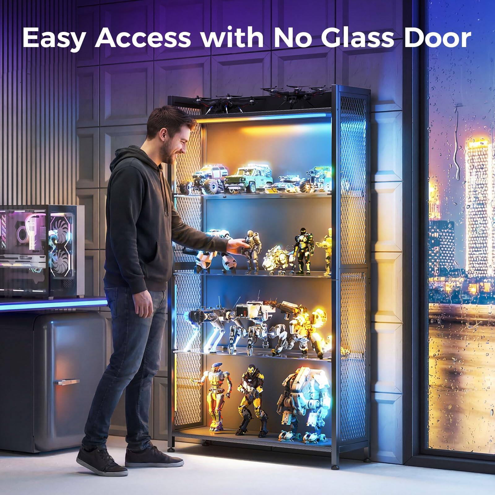 Easy Access with No Glass Door