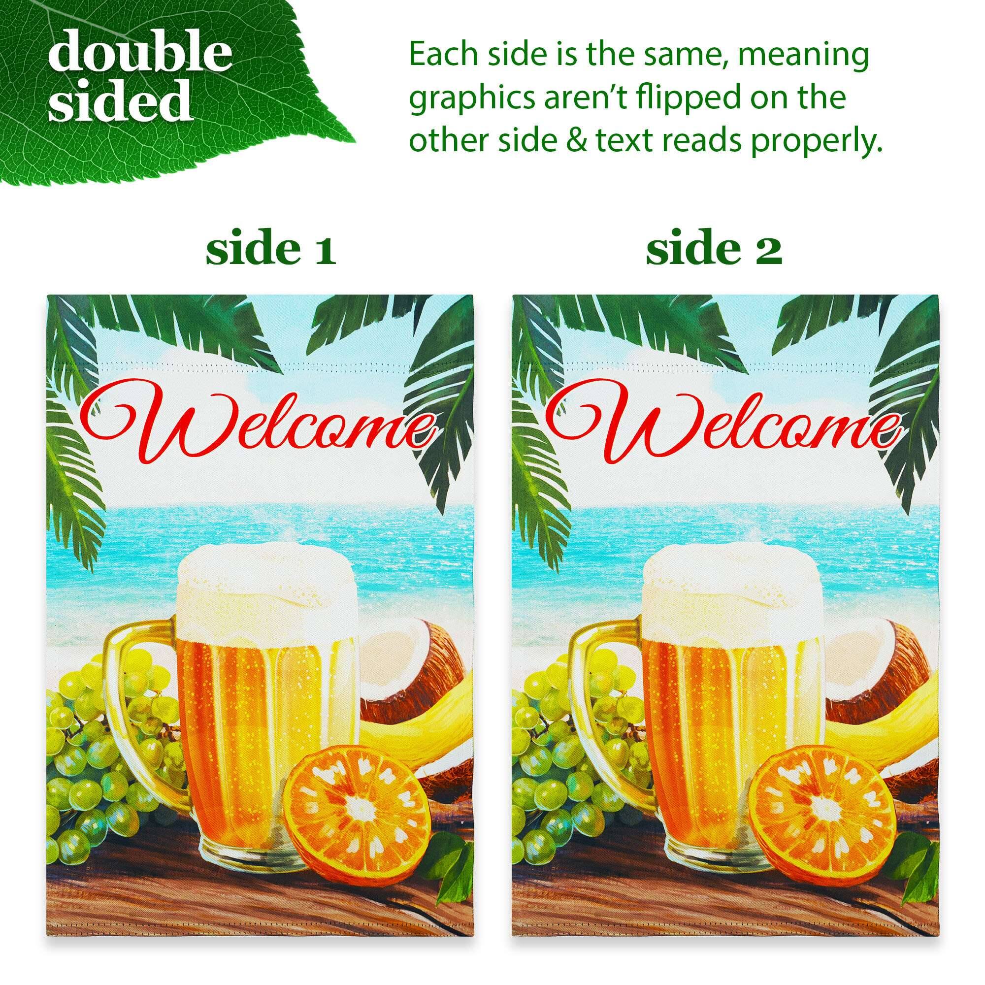 double sided

Each side is the same, meaning graphics aren't flipped on the other side & text reads properly.

side 1

Welcome

side 2

Welcome