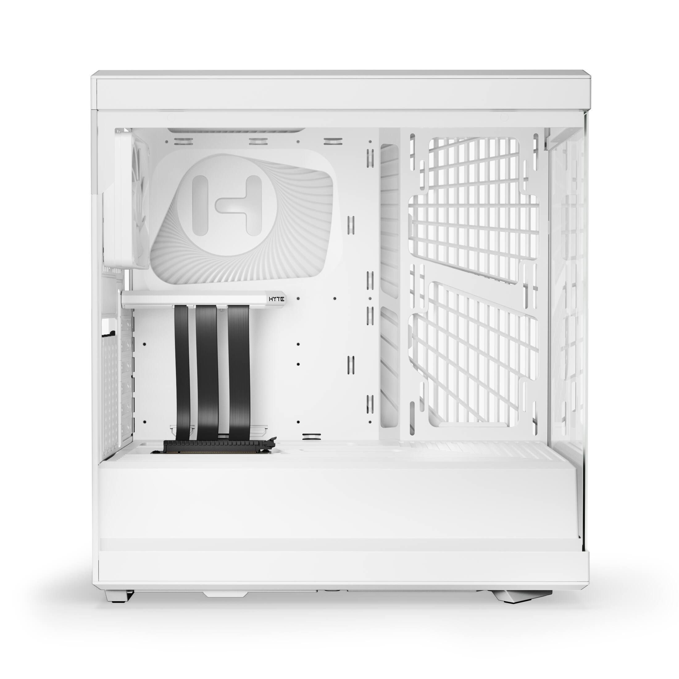 Alt View 13. HYTE - Y40 ATX Mid-Tower PC Case - Snow White.