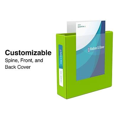 Customizable Spine, Front, and Back Cover

2821 COABTER 1 N

Madison & Glover M&G
