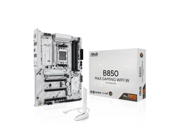 ASUS B850 MAX GAMING WIFI W
MOTHERBOARD
AMD Ryzen 7000 Series
B850
B820
WiFi 6E
2.5G LAN
Optimized for Intel® Core™
Optimized for AMD Ryzen™
M.2
PCIe 5.0 x16
PCIe 4.0 x4
PCIe 4.0 x1
USB 3.2 Gen 2x2
USB 3.2 Gen 1
USB 2.0
HDMI 2.1
DisplayPort 1.4
Audio Jacks
Fan Headers
RGB Headers
Q-LED
BIOS FlashBack
Q-Code LED
Q-Flash Plus
Q-Flash
Q-Flash Express
Q-Flash
Q-Flash Express
Q-Flash
Q-Flash Express
Q-Flash
Q-Flash Express
Q-Flash
Q-Flash Express
Q-Flash
Q-Flash Express
Q-Flash
Q-Flash Express
Q-Flash
Q-Flash Express
Q-Flash
Q-Flash Express
Q-Flash
Q-Flash Express
Q-Flash