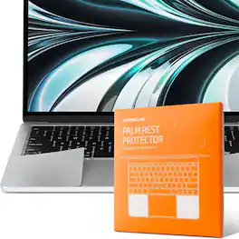 Bad Ghost Company - GhostShield™ Premium Palm Rest Protector for MacBook Air 13" - Silver