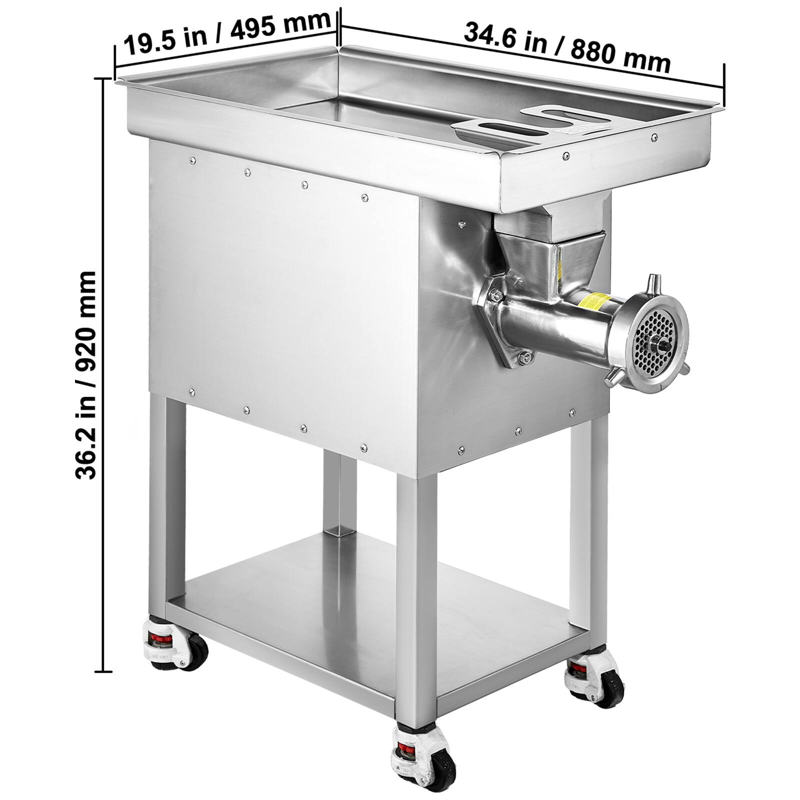 19.5 in / 495 mm
34.6 in / 880 mm
36.2 in / 920 mm