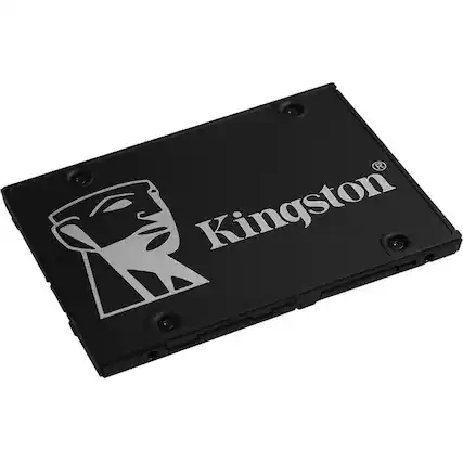 Front. Kingston - Kingston KC600 512 GB Solid State Drive - 2.5" Internal - SATA (SATA/600) - Desktop PC, Notebook Device Supported - 300.