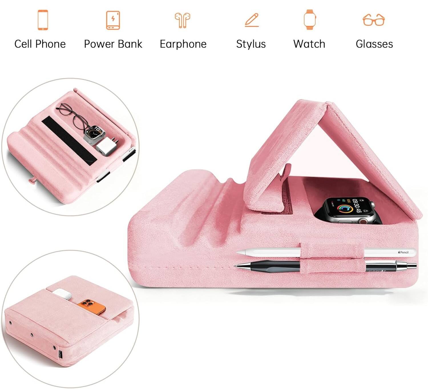 Cell Phone  
Power Bank  
Earphone  
Stylus  
Watch  
Glasses