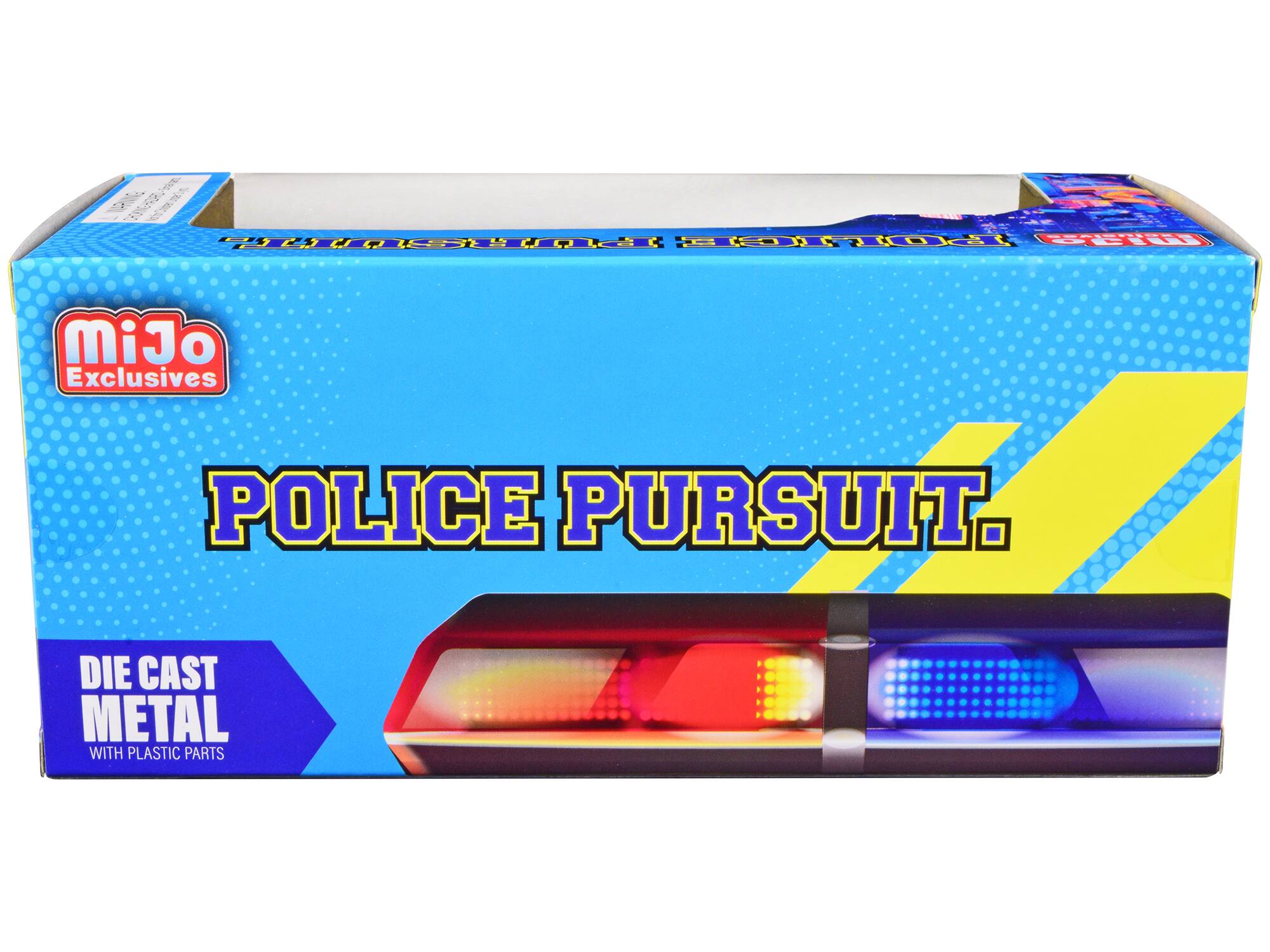 MiJo Exclusives  
POLICE PURSUIT  
DIE CAST METAL WITH PLASTIC PARTS