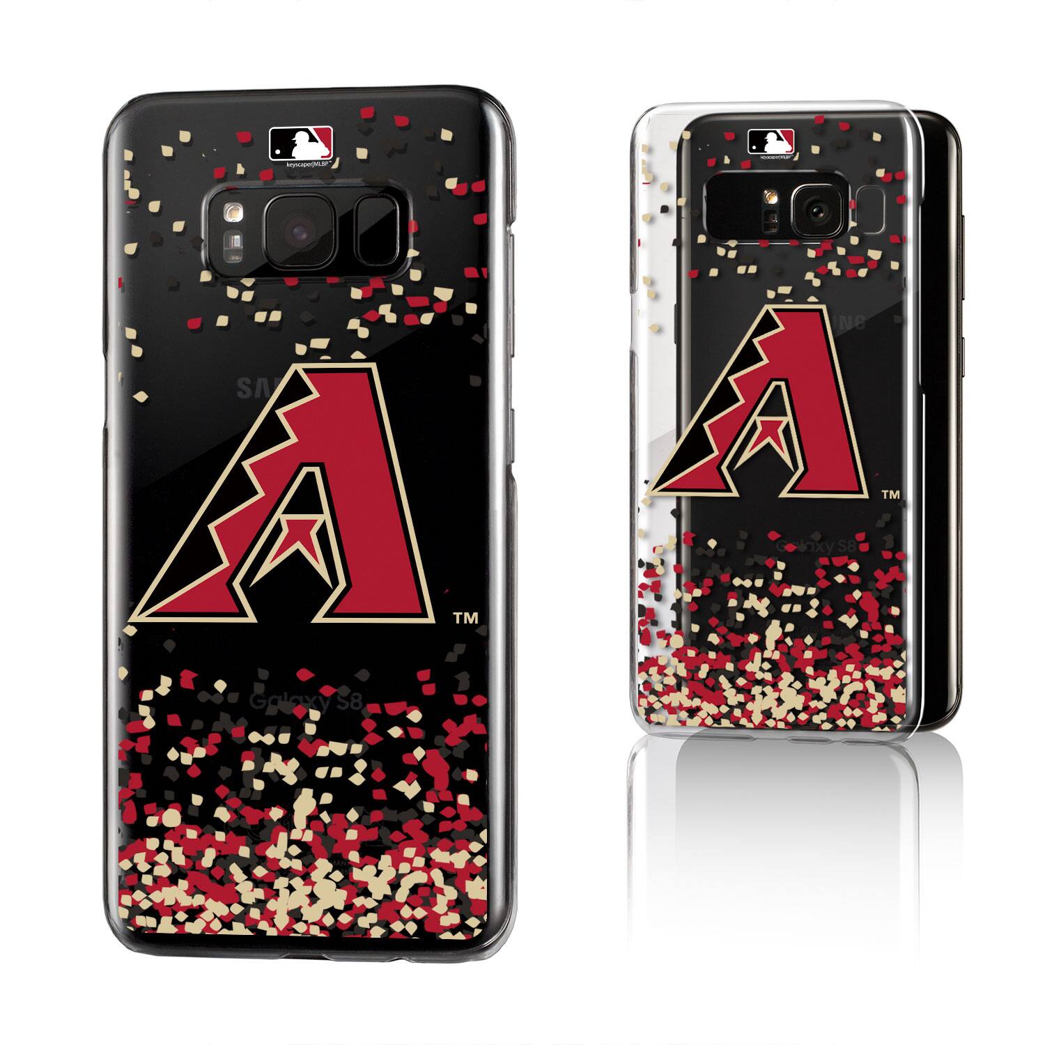 Keyscaper - MLB - Arizona Diamondbacks Galaxy S8 Confetti Design Clear Case - S23 Ultra - Multicolor price history on PriceWatchPro