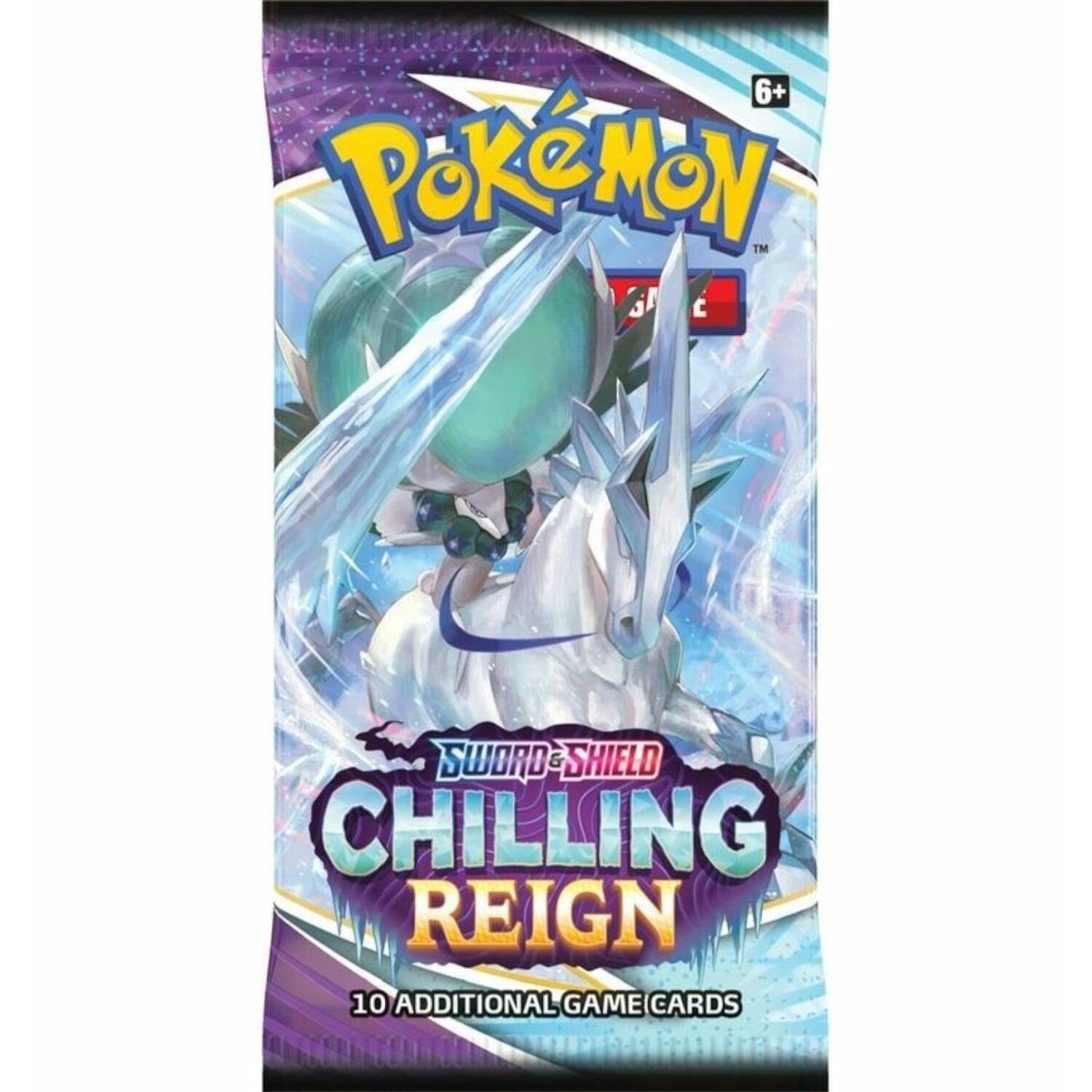 Pokémon  
Sword & Shield  
Chilling Reign  
10 Additional Game Cards  
6+