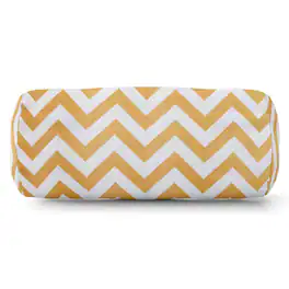 Majestic Home - Bolster Pillow Chevron - Yellow