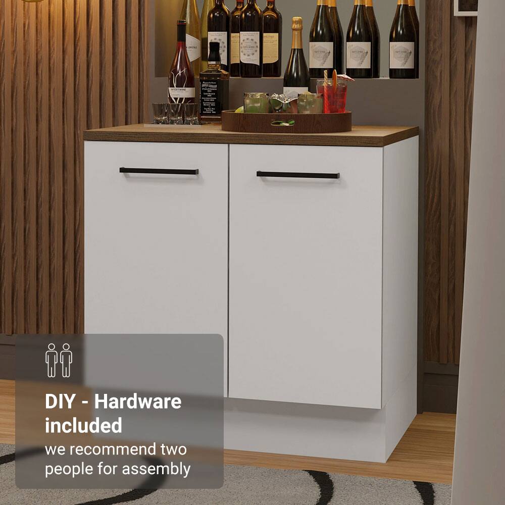 DIY - Hardware included  
we recommend two people for assembly