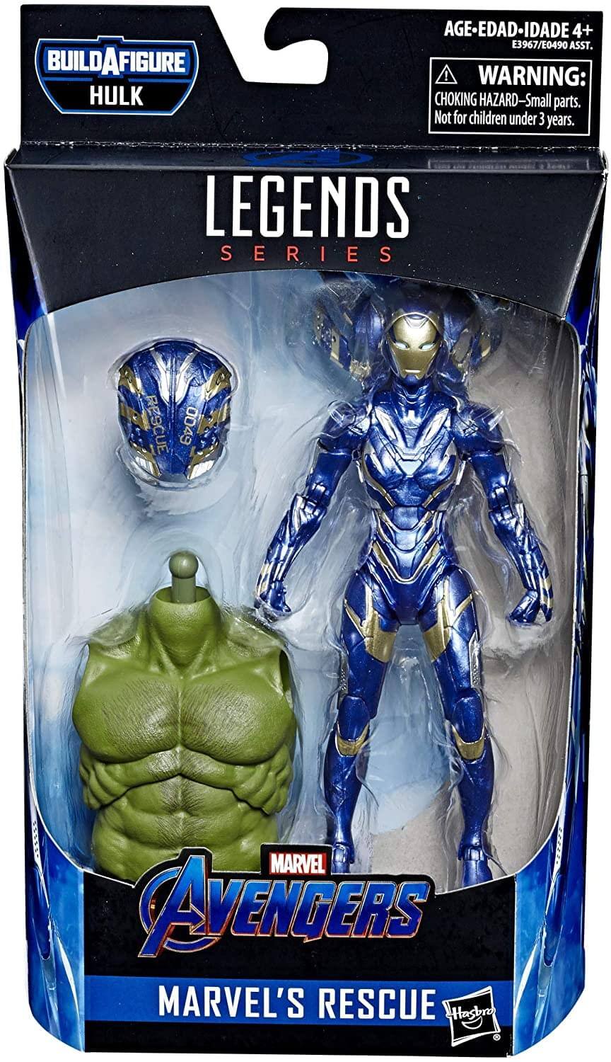 BUILD A FIGURE HULK  
AGE-EDAD-IDADE 4+  
E3967/E0490 ASST.  
WARNING: CHOKING HAZARD - Small parts. Not for children under 3 years.  
LEGENDS SERIES  
MARVEL AVENGERS  
MARVEL'S RESCUE  
Hasbro
