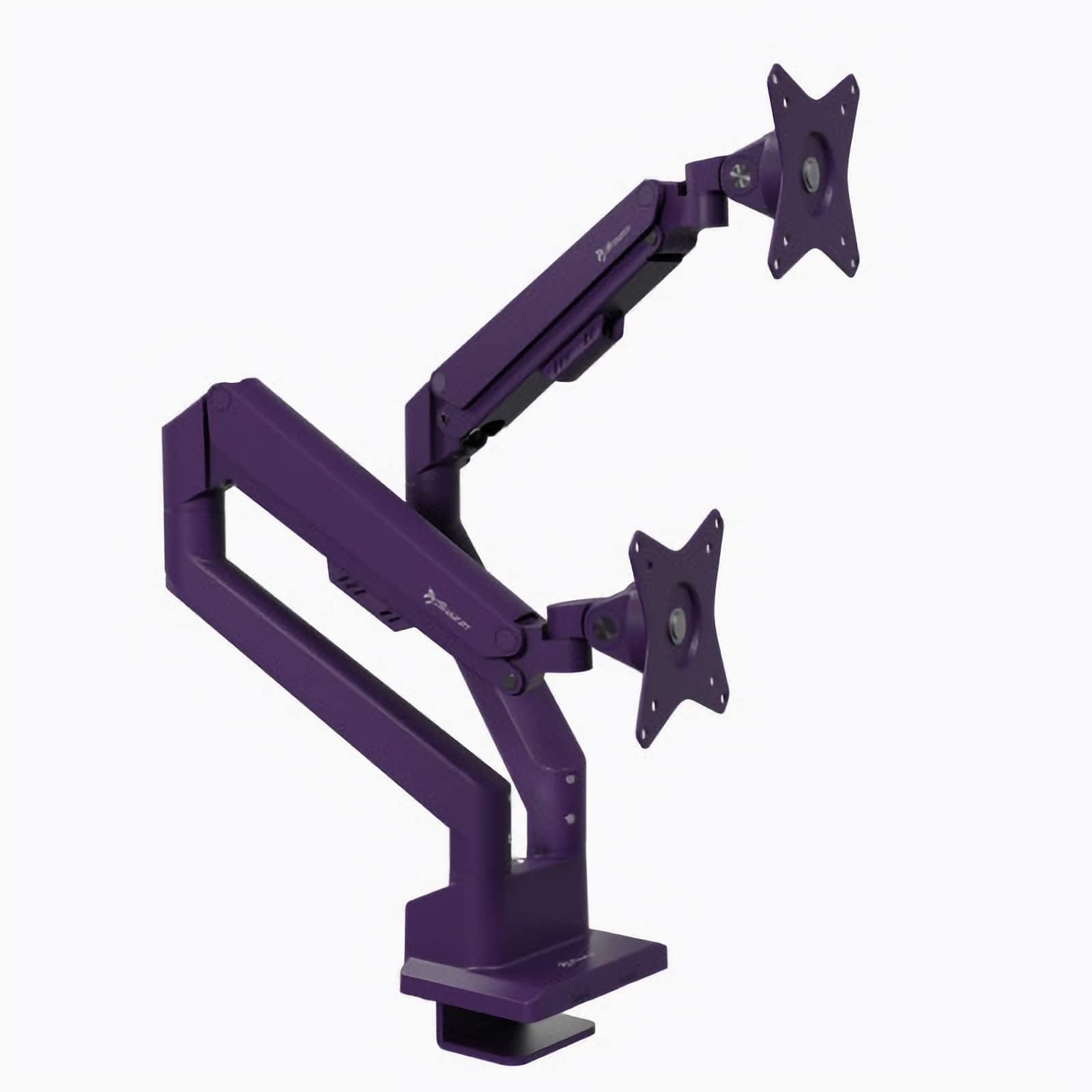 Arozzi Alzare Neo Duo Gas Spring Dual Monitor Arm – Full Motion