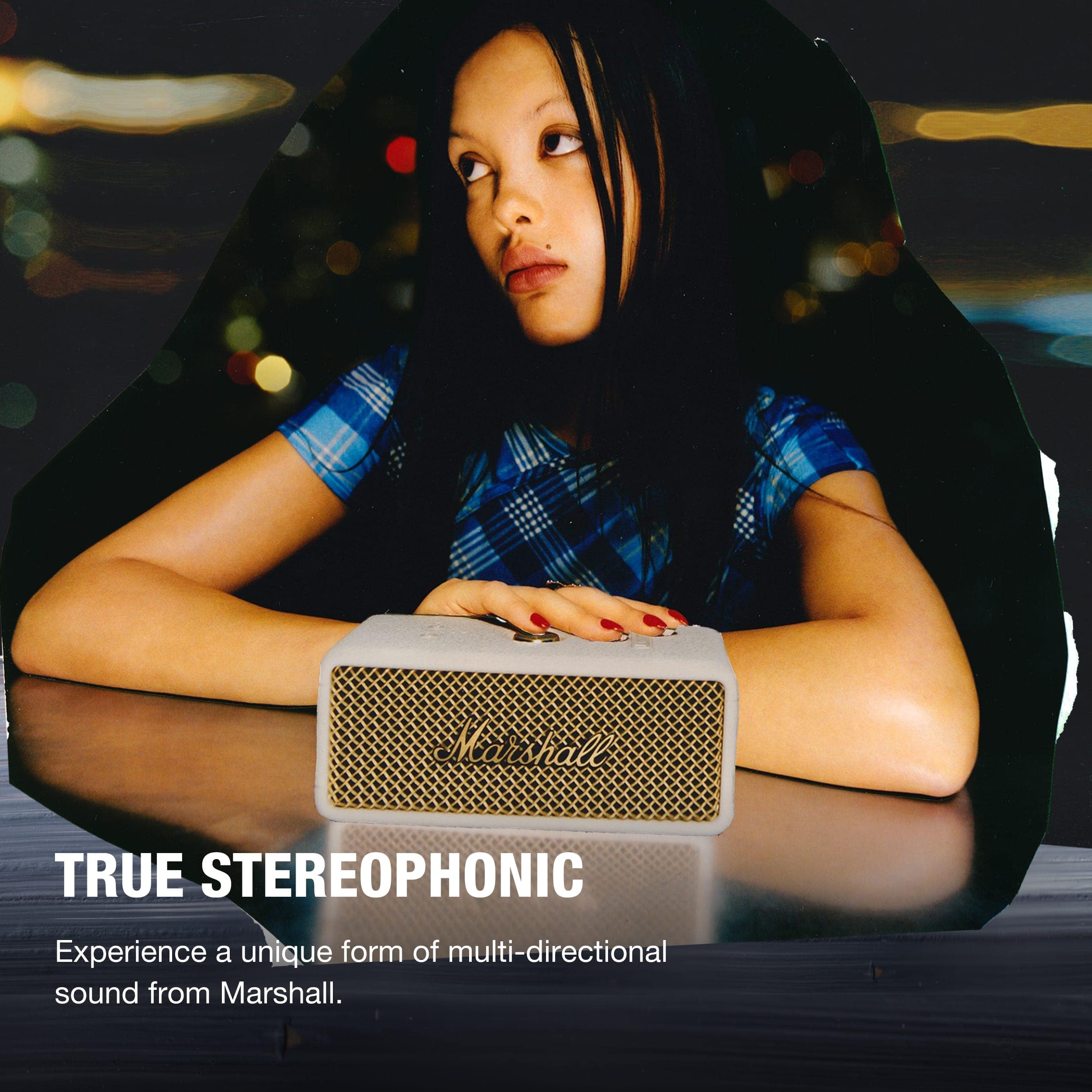 Morshale TRUE STEREOPHONIC Experience a unique form of multi-directional sound from Marshall.