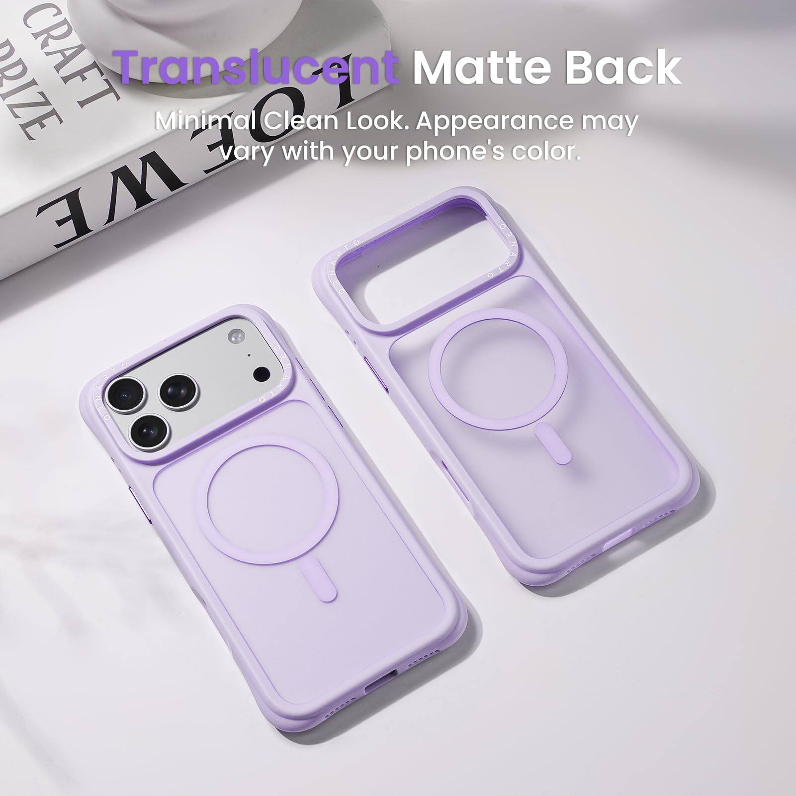 RIZE CRAFT Translucent 301 Look. Matte Appearance Back may vary with your phone's color. WE RTO ORNAN

Translucent Matte Back
Minimal Clean Look. Appearance may vary with your phone's color.